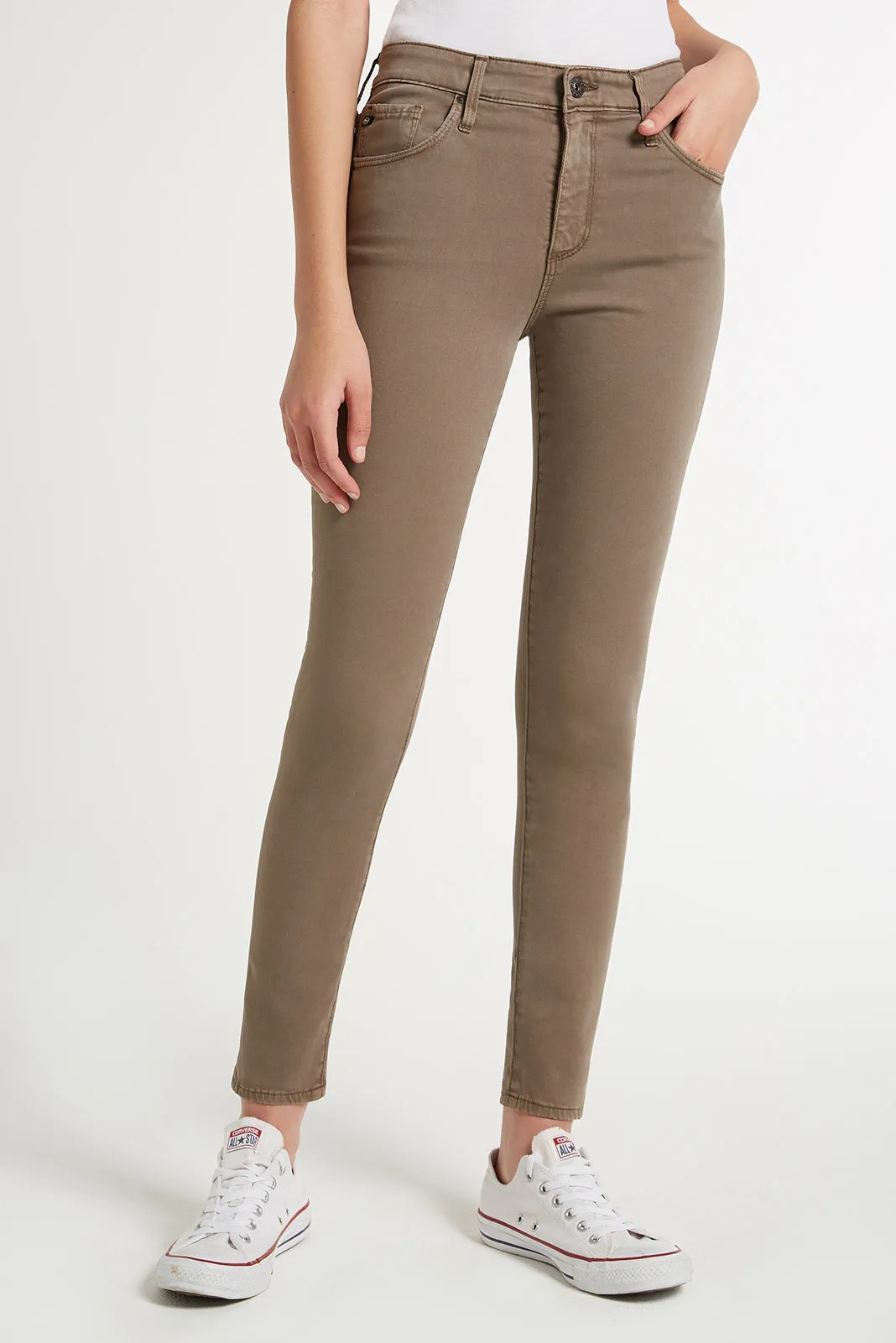 AG - Farrah Skinny Ankle Sulfur Wet Pasture