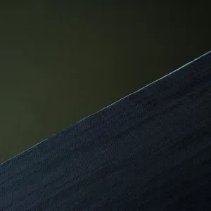 Khaki Jersey & Indigo Blue Double Faced Denim