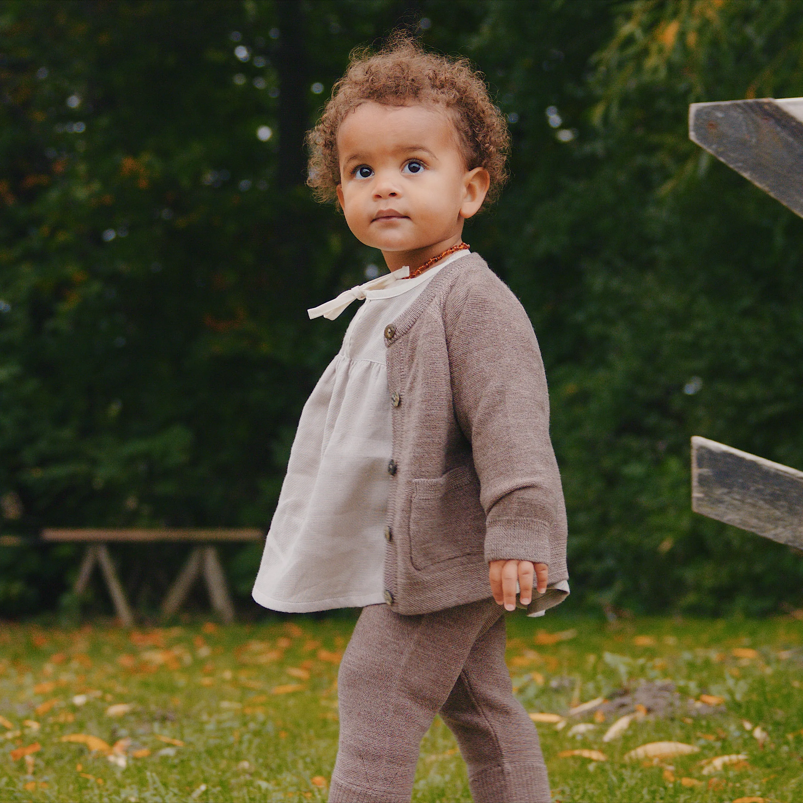 Merino Overalls - Delpa - Bunny Brown