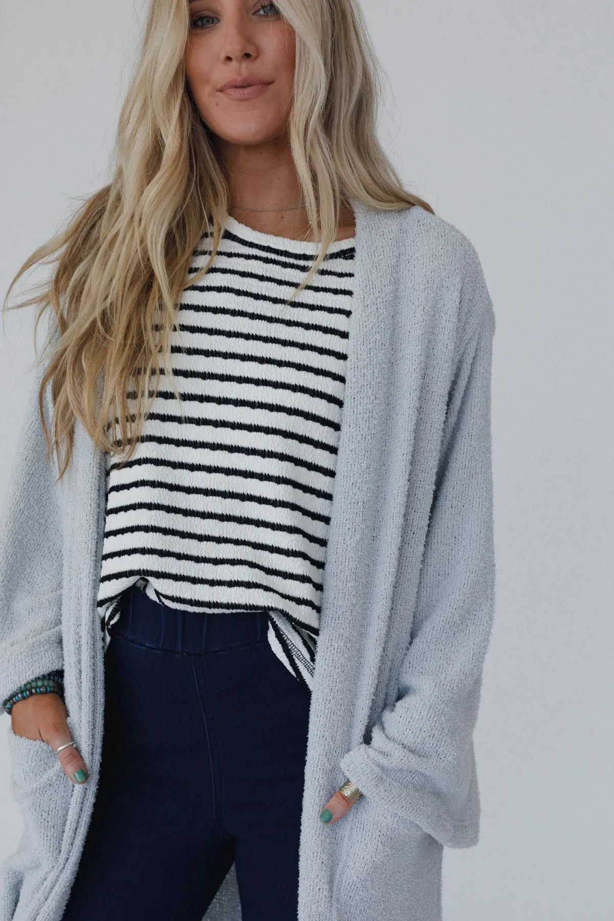 The Nest Moonlight Hug Cardigan - Gray